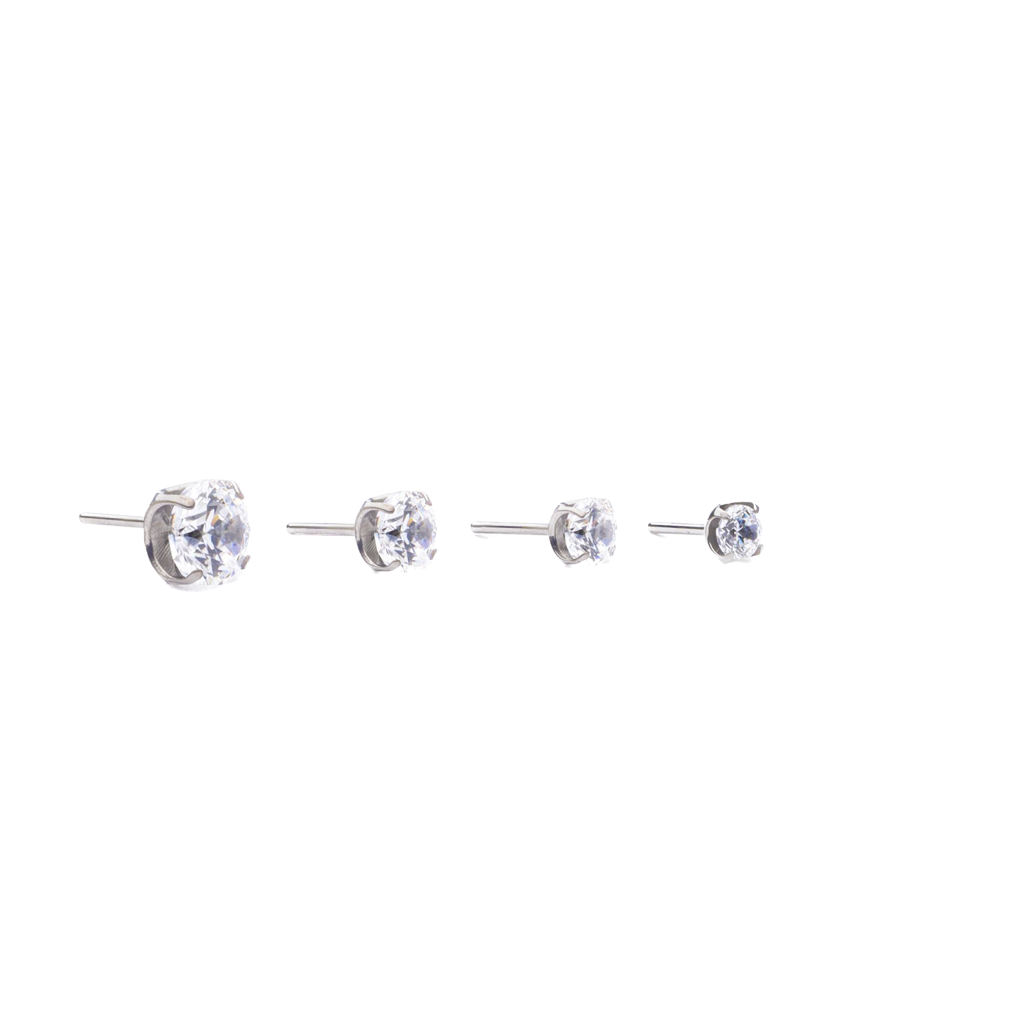 Titanium Prong Set CZ